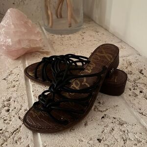 Sam Edelman Black Strap Sandals
